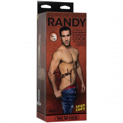 Фаллоимитатор с мошонкой Randy 8.5" ULTRASKYN Cock - 21,6 см.