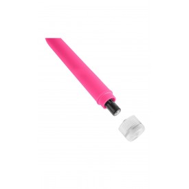 Неоново-розовый вибратор Neon Luv Touch Vibe - 17 см.